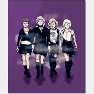 Golden Witch Girls Posters and Art